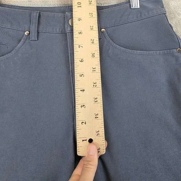 Lululemon Pants Mens 30 Gray 5-Pocket Slim Tapered Stretch Hidden Zip Pocket